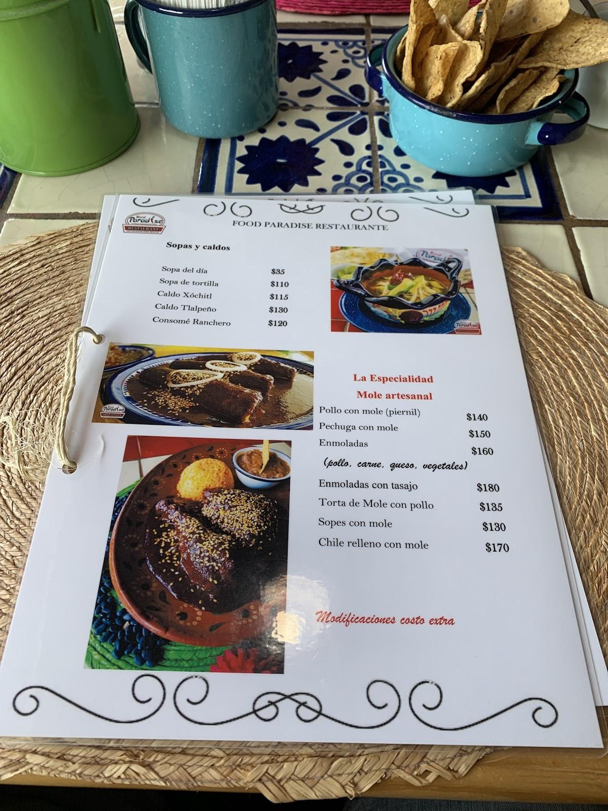Food Paradise Hotel Menu Food Paradise Hotel Menu