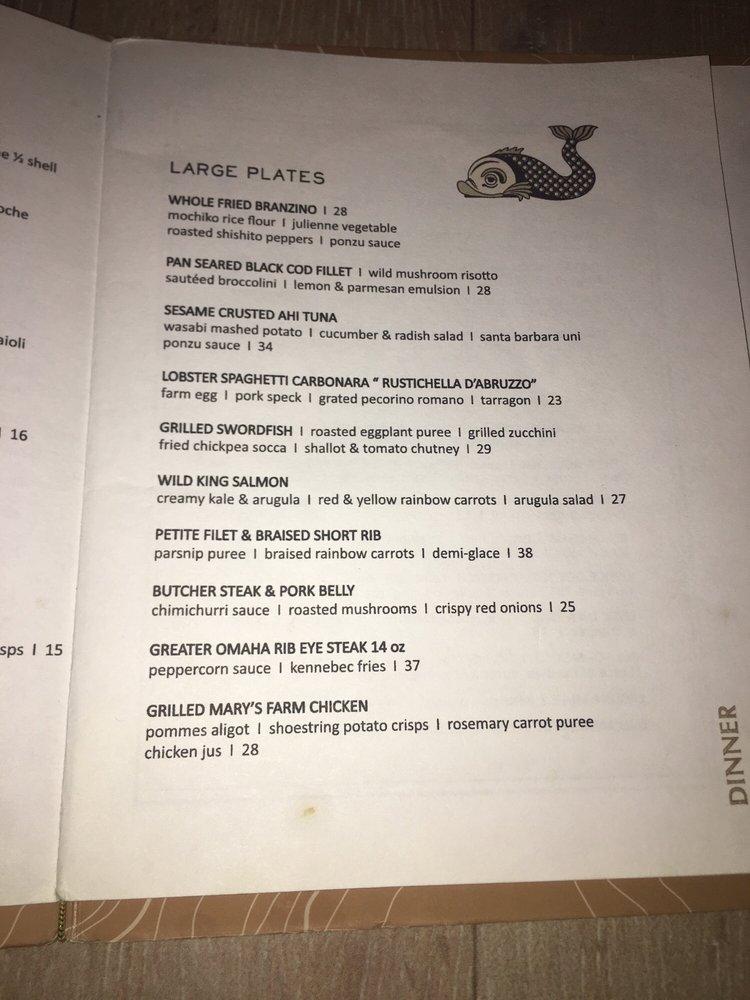 Menu at Driftwood Kitchen pub & bar, Laguna Beach