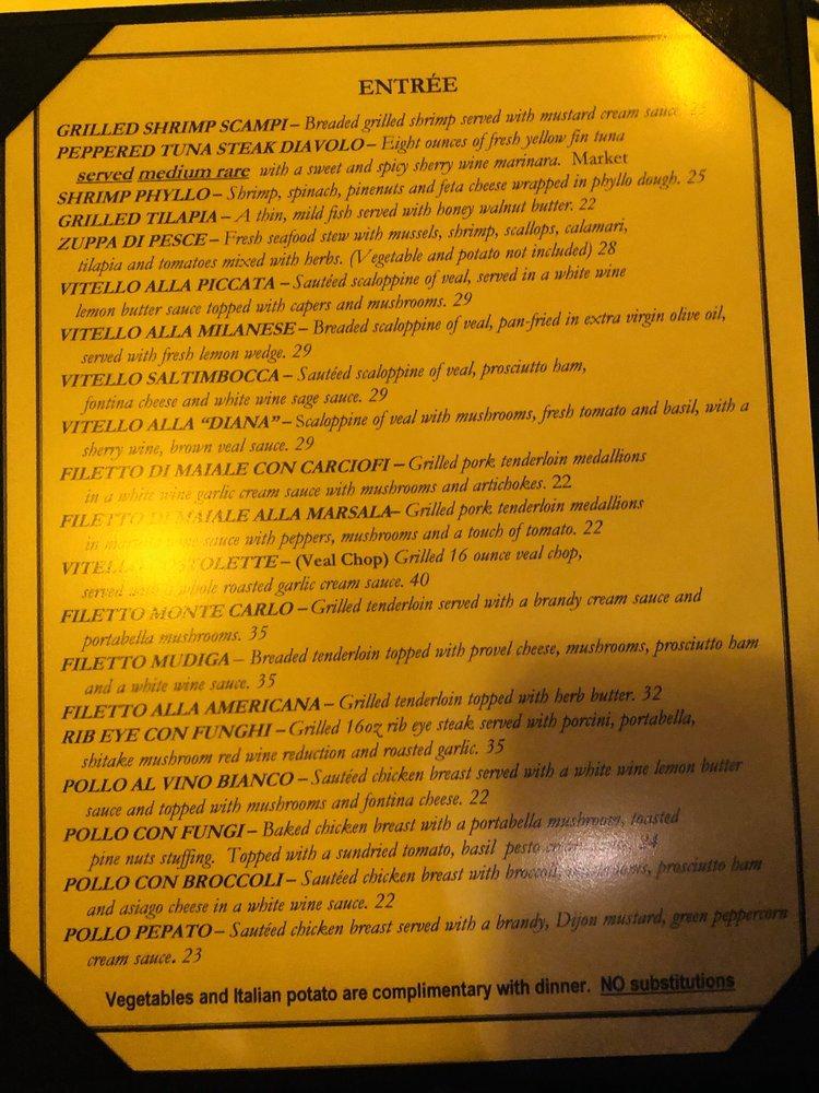 Menu At Frank Papa S Ristorante Restaurant Brentwood   R99c Frank Papas Ristorante Menu 2022 09 