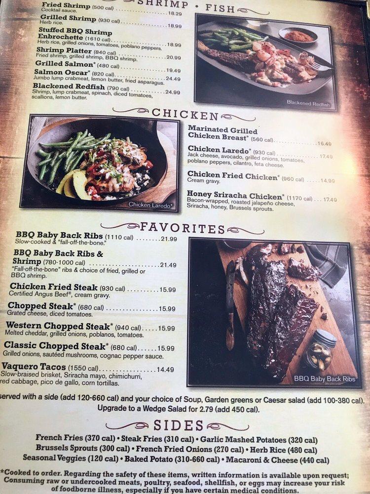 Menu at Saltgrass Steak House steakhouse, Hoover, John Hawkins Pkwy