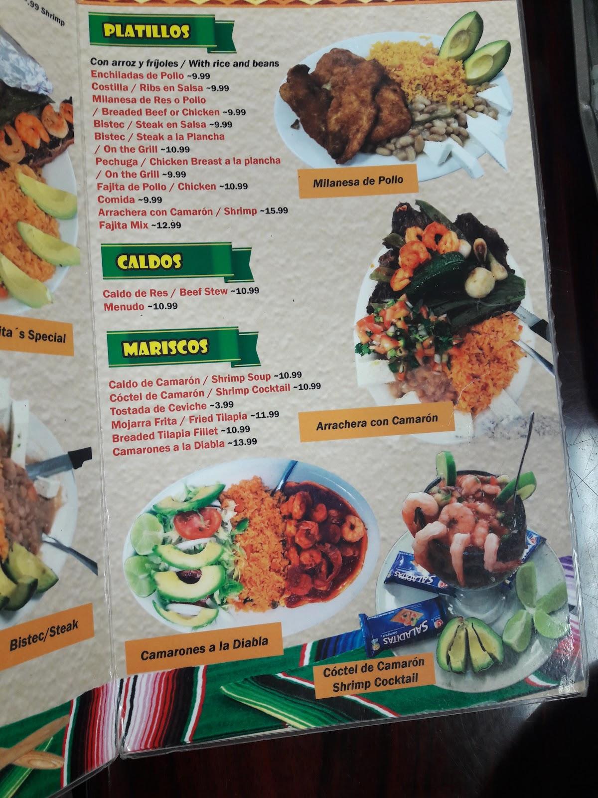 Menu at La Lupita Mexican Store and Restaurant - Maryville, Maryville