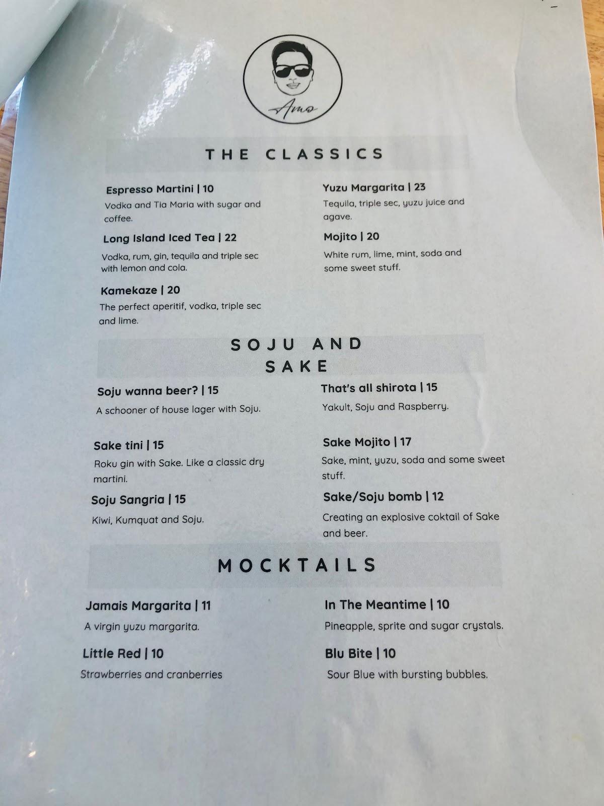 Menu at Cool Lala Modern Asian Cuisine restaurant, Airlie Beach