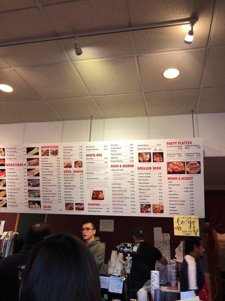 Menu at Fat Fish Sushi restaurant, Pleasanton