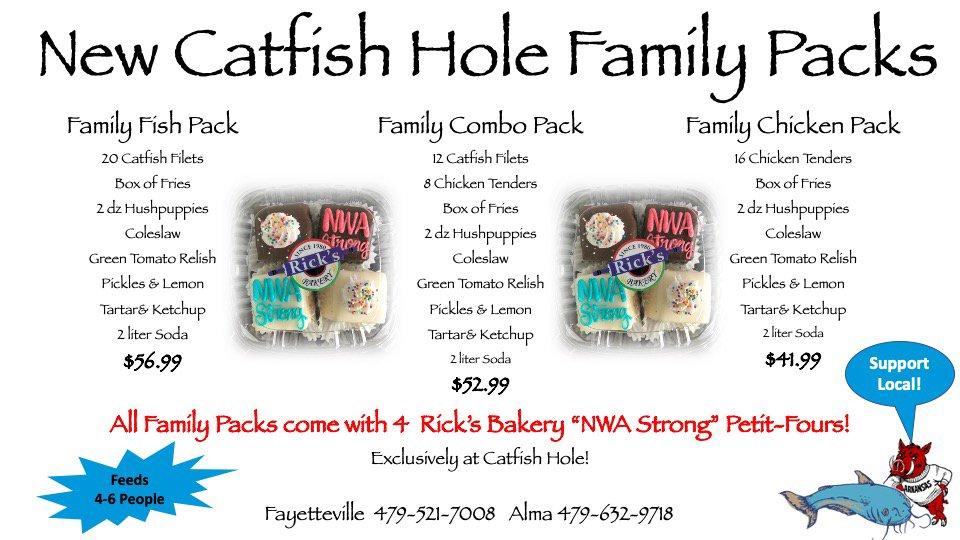 Menu at Catfish Hole Alma restaurant, Alma, 24 Collum Ln W