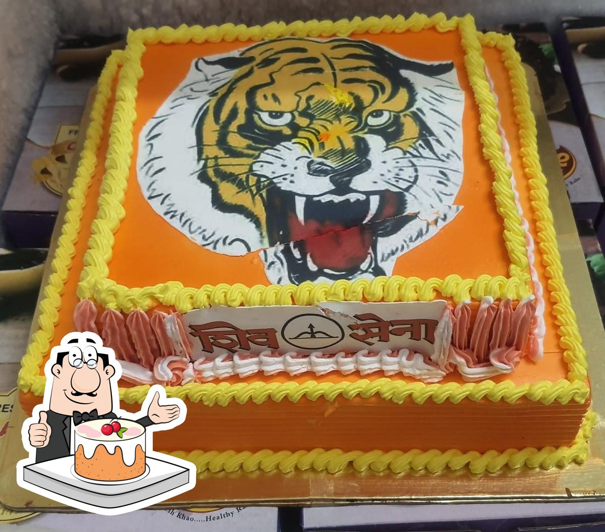 🚩 • • To place your order call or whatsapp on 📞 9321202152 #🚩 #shivsena  #shivsenathemecake #cakeforinstagram #cakedecorating #themecakes… |  Instagram