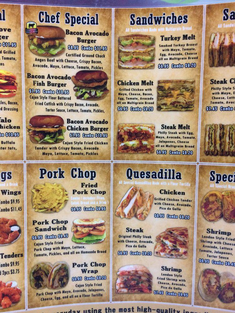 Menu at Joy Love Burgers restaurant, Houston, N Mason Rd