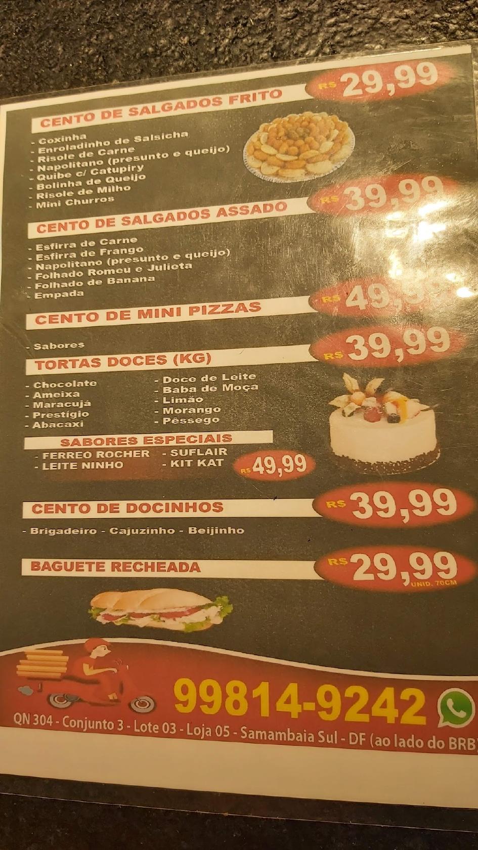 Menu Em Panificadora Trigo E Companhia Bras Lia