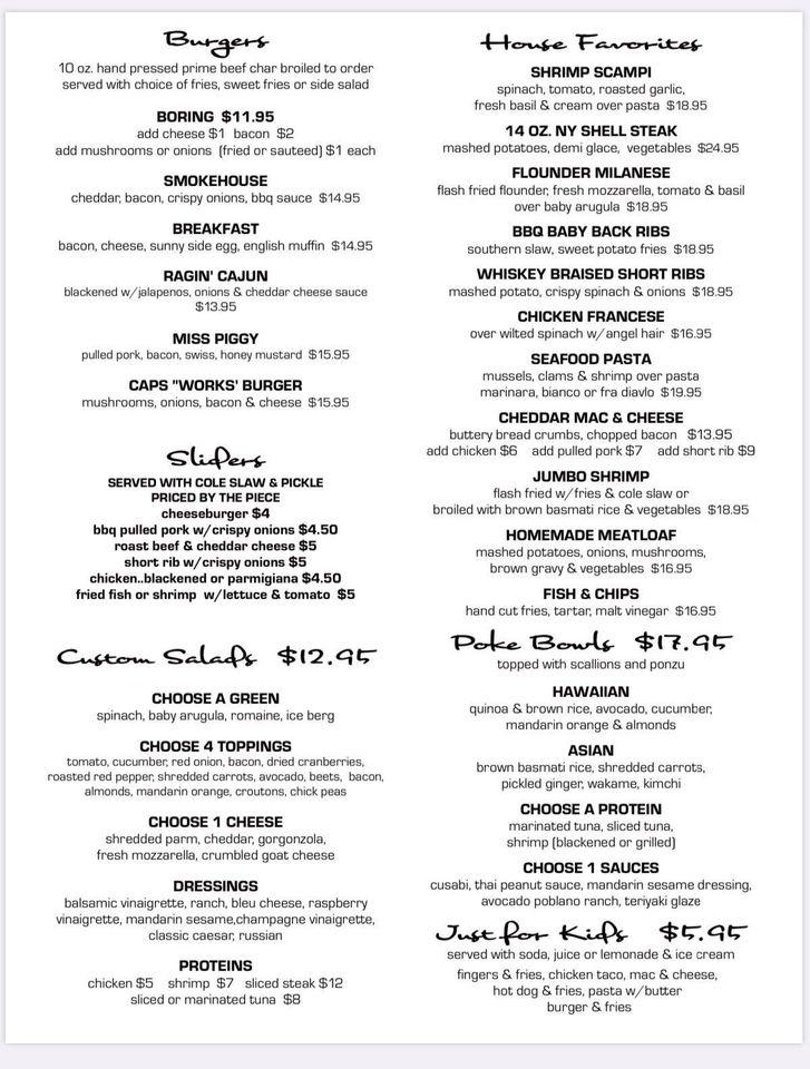 Menu at Bayview Tavern pub & bar, Seaford