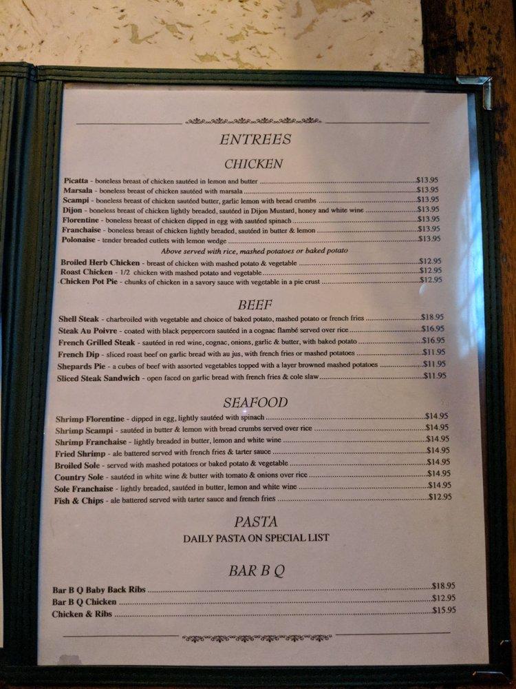 Menu at Skinflints pub & bar, New York City