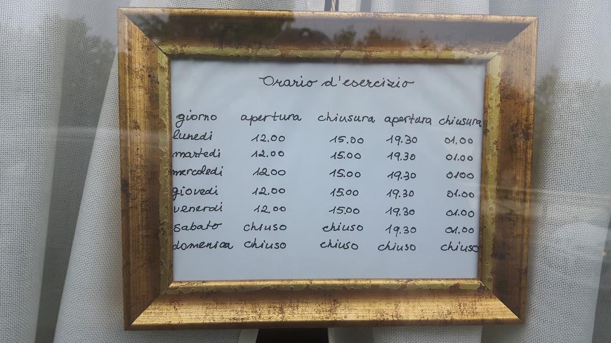 Menu da Entreé ristorante, Milano