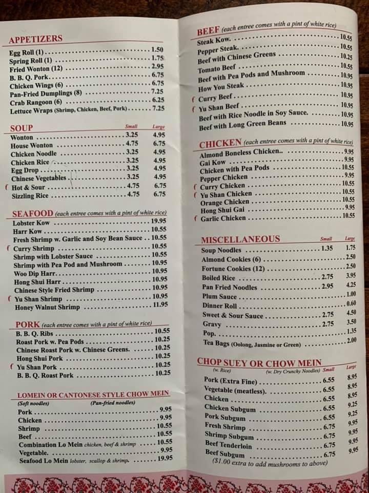 Menu At Wing Lee Chinese Restaurant Sterling Heights   R9b4 Menu Wing Lee Chinese Restaurant 2021 09 1 