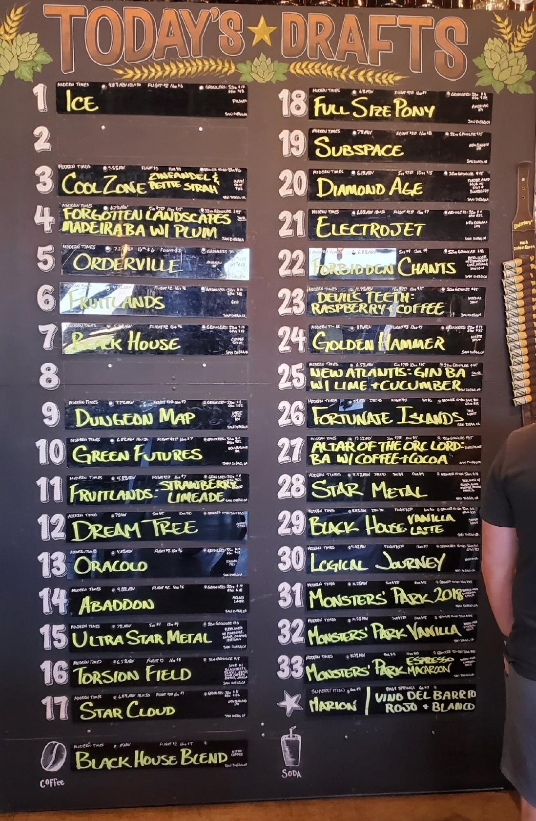 Menu At Arizona Beer House Pub & Bar, Tucson, 150 S Kolb Rd