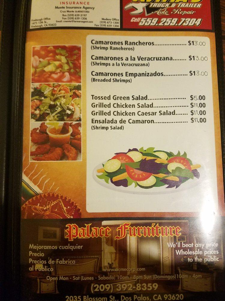 Menu at Don Pepe's Taqueria pub & bar, Firebaugh, N St