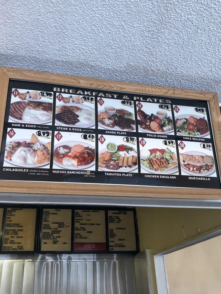Menu at Brothers Burgers restaurant, El Monte