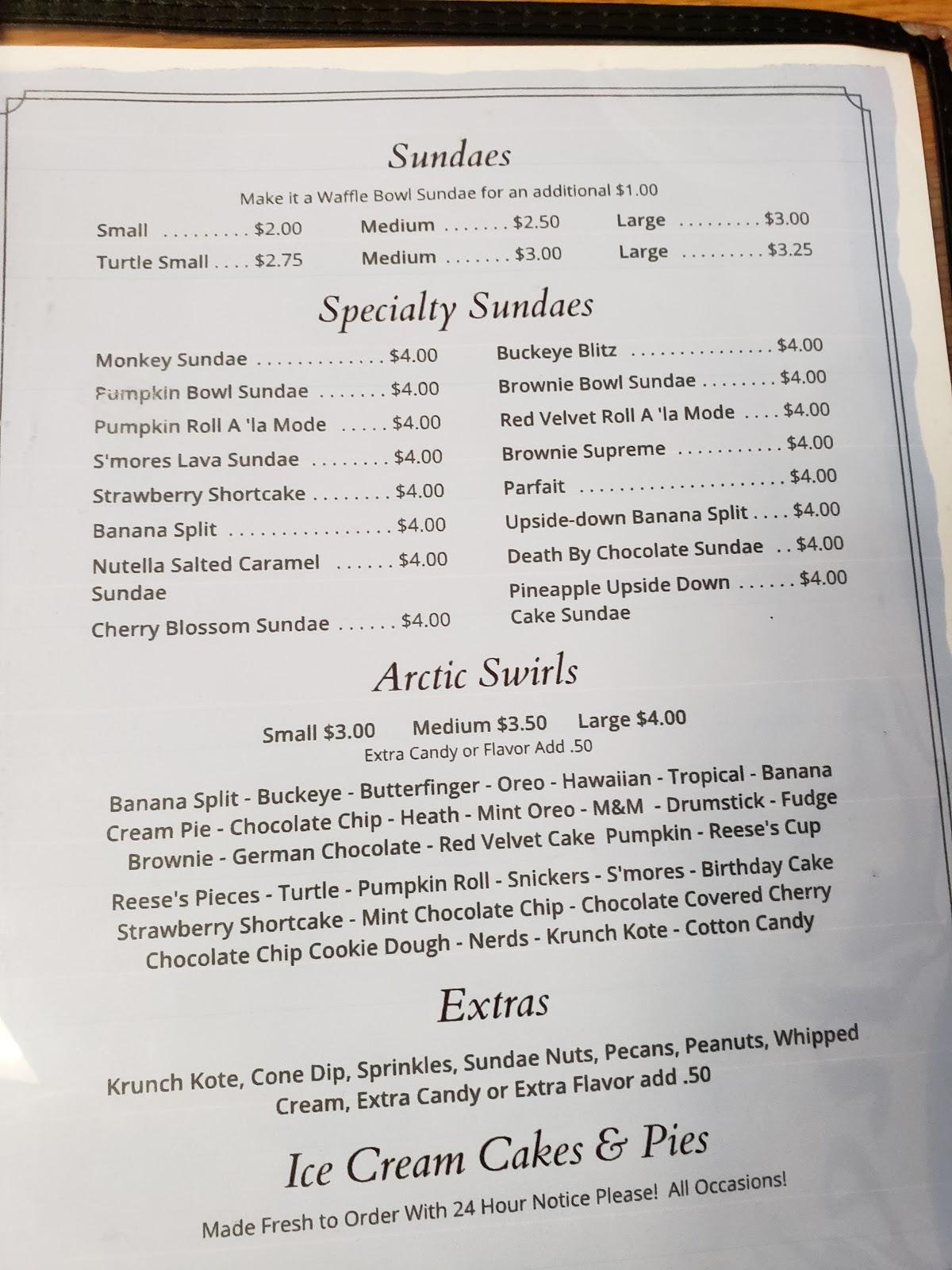 Menu at Dairy Shed Too & Ramrod's Pizza pizzeria, Kingston