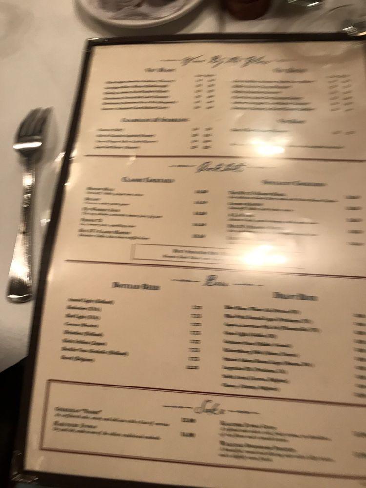 Menu at Rue 57 restaurant, West New York