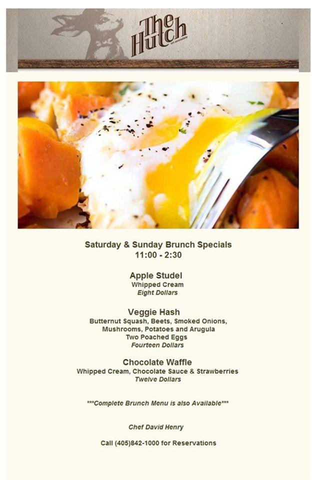 Menu at The Hutch on Avondale pub & bar, Nichols Hills, Avondale Dr