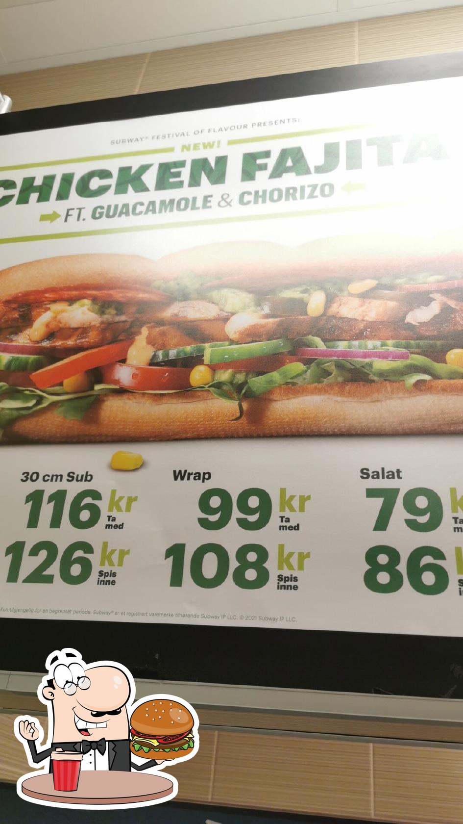 Subway restaurant, Hamar, Aslak Bolts Gate 48 - Restaurant menu and reviews