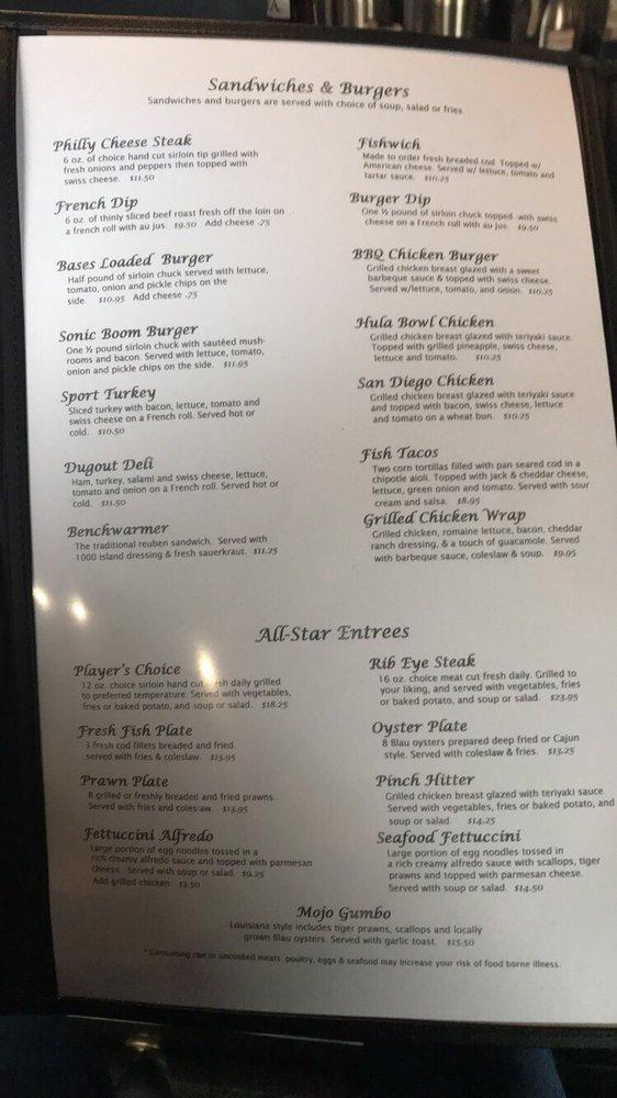 Menu at Sports Keg Grill pub & bar, Burlington
