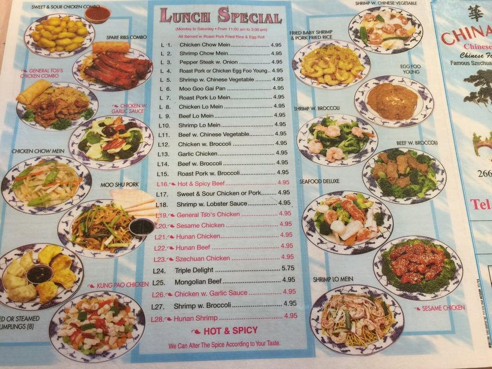 Menu at China Chef Chinese Restaurant, Mobile, SpringHill Ave