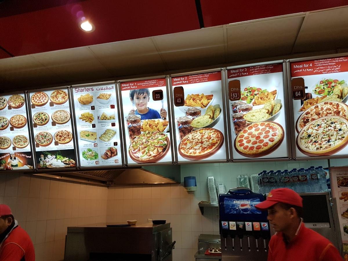 Menu at Pizza King Restaurant, Madinat Zayed