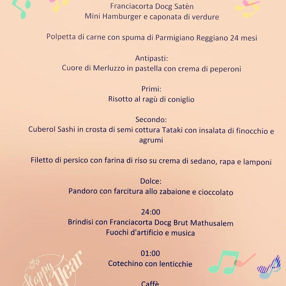 Menu da Ristorante La Torre, Adro, Via San zeno