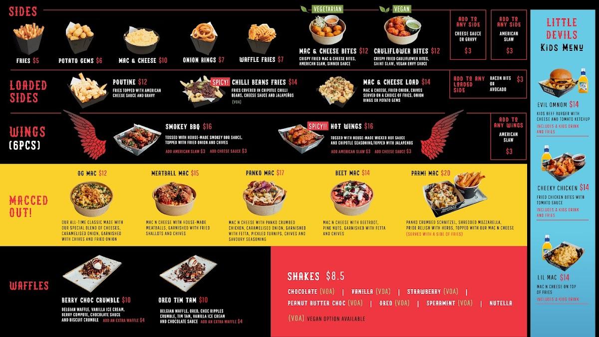 Menu at Burgertory (Boronia) restaurant, Boronia