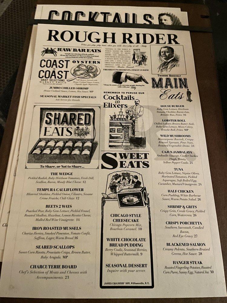 Menu at Rough Rider pub & bar, Phoenix