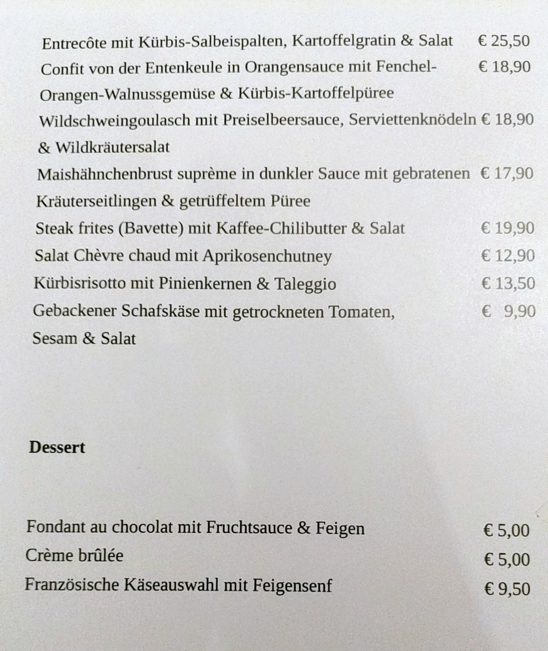 Speisekarte von HARDY KUGEL pub & Bar, Köln