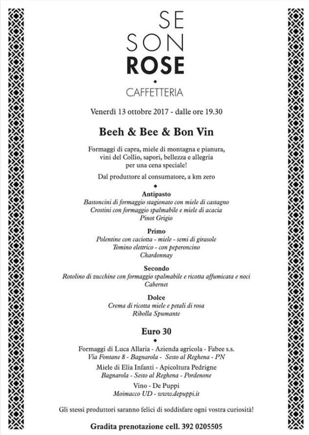 Menu di Se Son Rose 