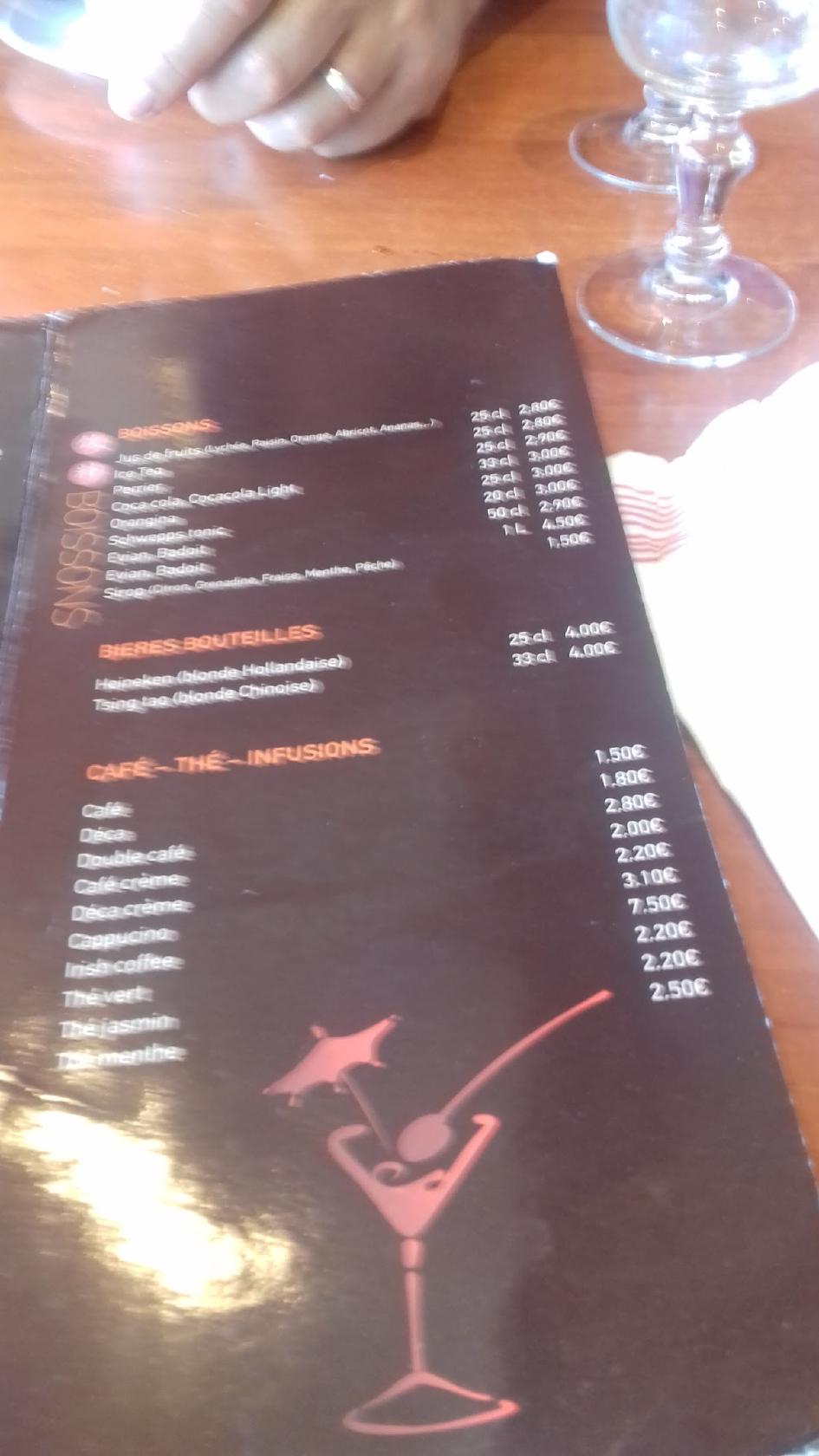 Menu au Le Nouveau Dragon Celeste restaurant, Eysines