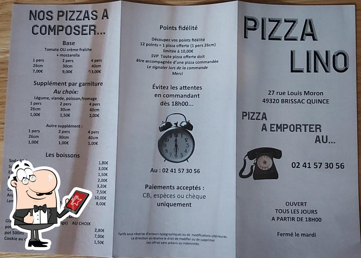 Pizza Lino pizzeria, BrissacQuincé Restaurant reviews