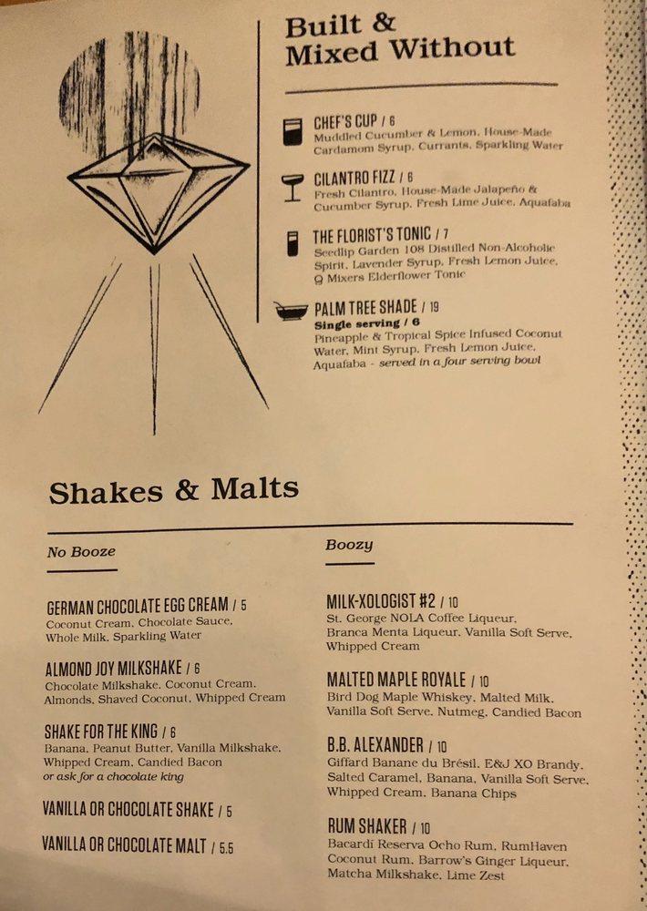 Menu at Punch Bowl Social Indianapolis pub & bar, Indianapolis, 120 S
