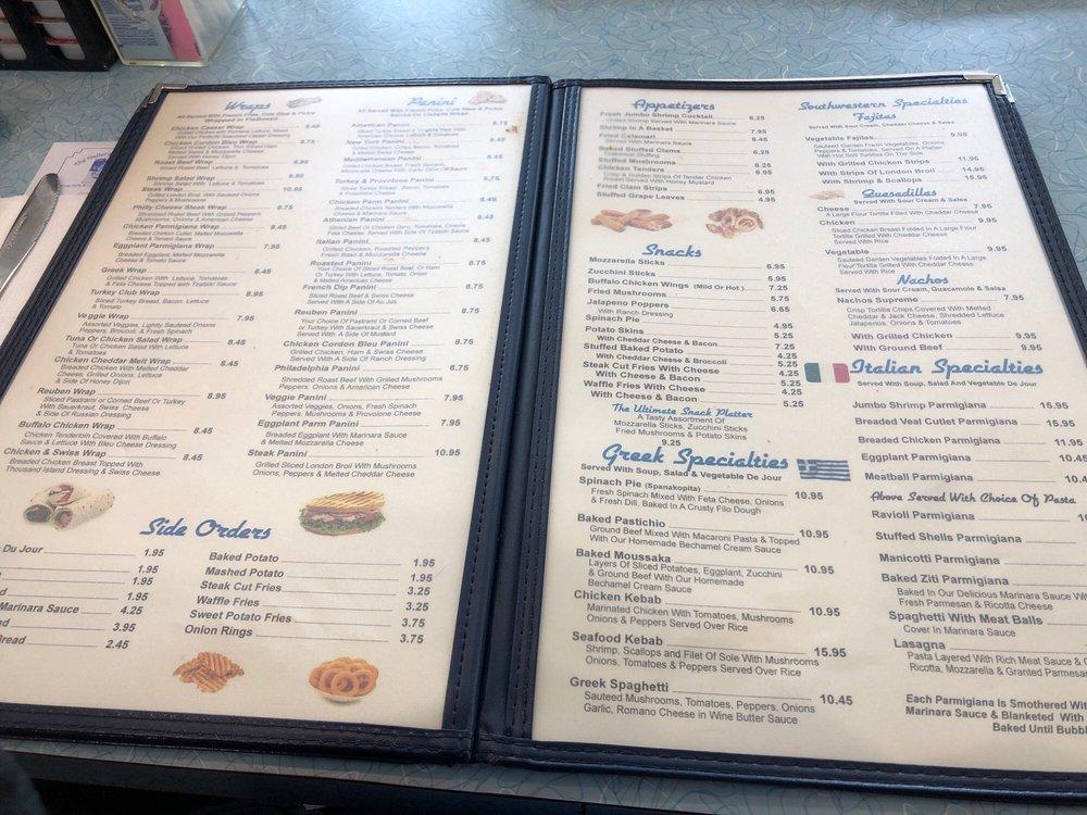 Menu at Schodack Diner restaurant, Schodack Center