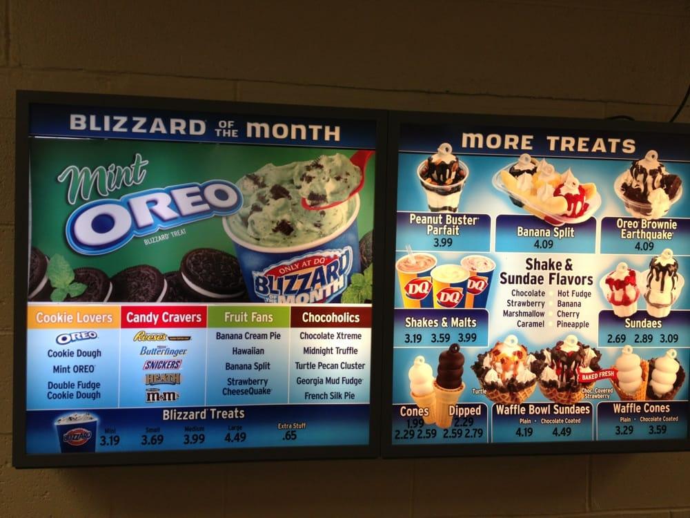 Menu at Dairy Queen fast food, Milwaukee, 245 E Hampton Ave
