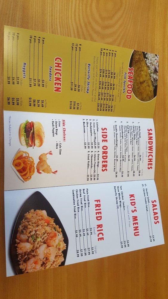 Menu at Wing City restaurant, Chalmette