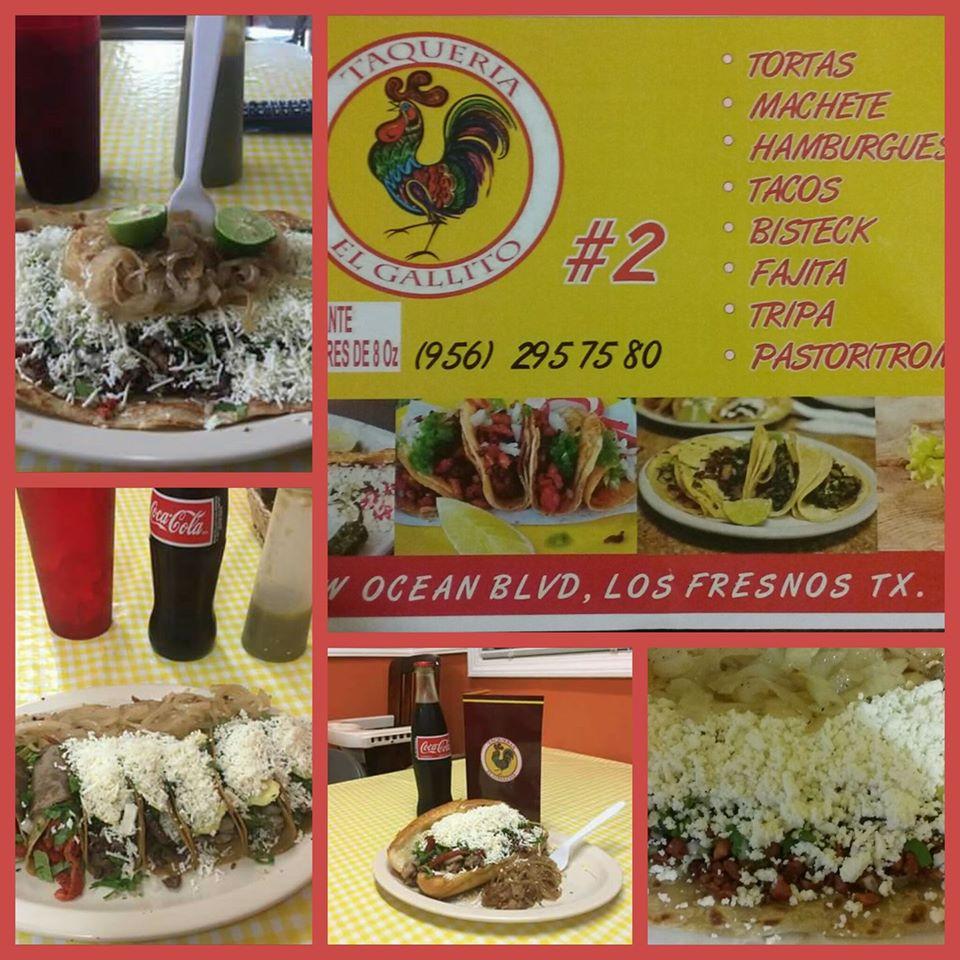Menu at Taqueria El Gallito restaurant, Los Fresnos
