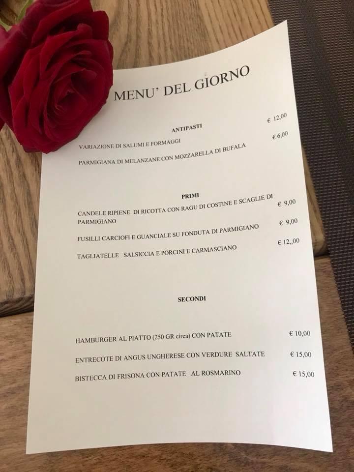 Menu da Il Riccio Ristorante, Mirabella Eclano