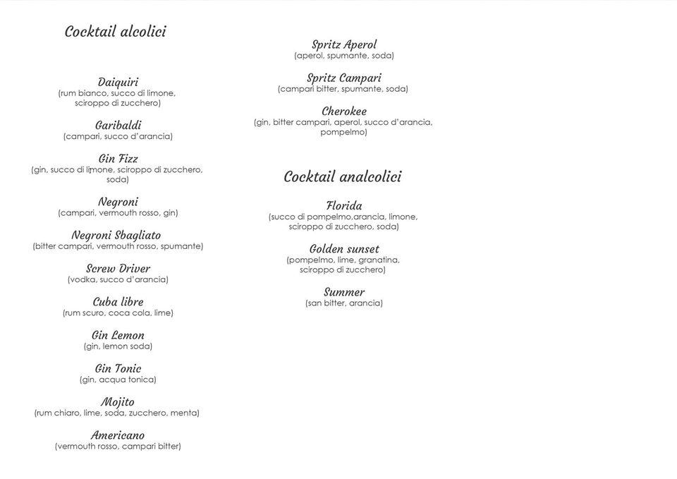 Menu di Kate Cafè 