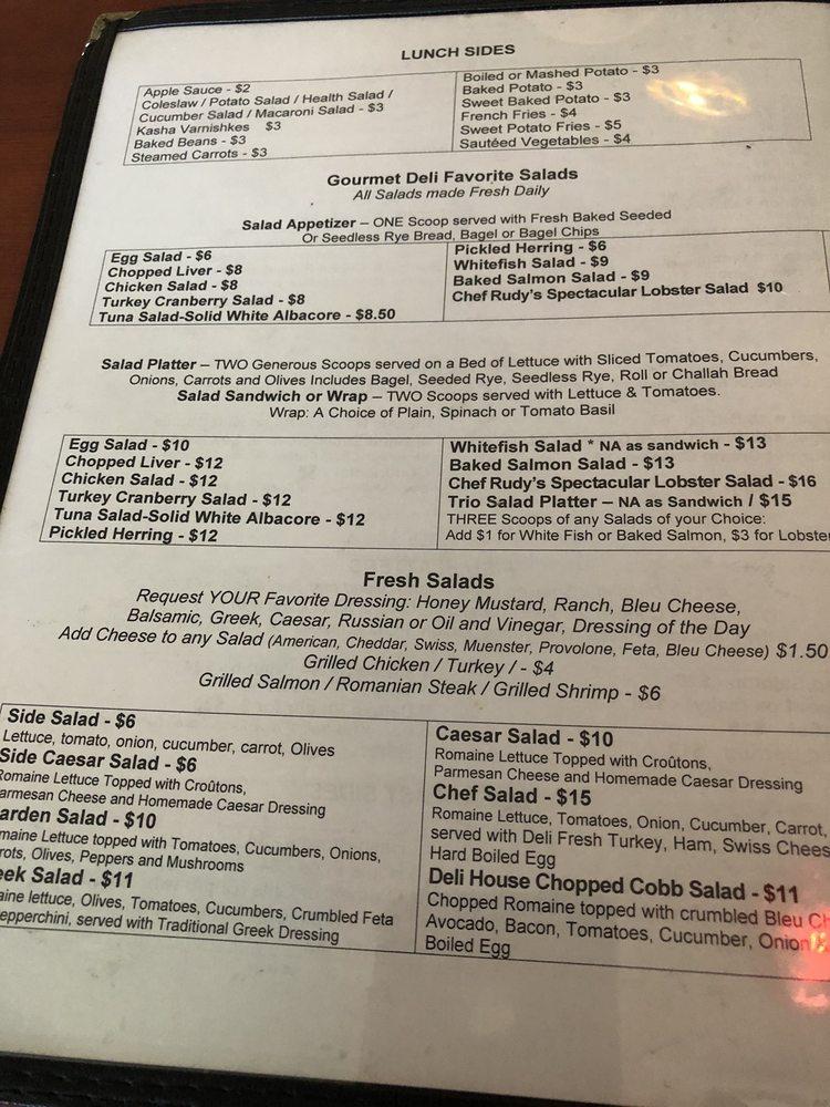 Menu at Gourmet Deli House Restaurant and Deli, TakeOut, Catering