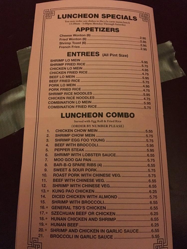 Menu at Golden Star Restaurantno delivery, Bryans Road