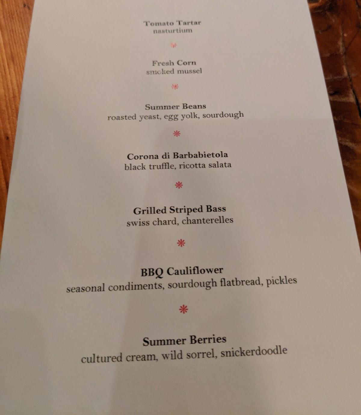 Menu at Steel & Rye cafe, Milton