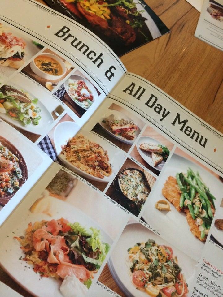 Menu at ROAST coffee & eatery restaurant, Bangkok, The COMMONS 335