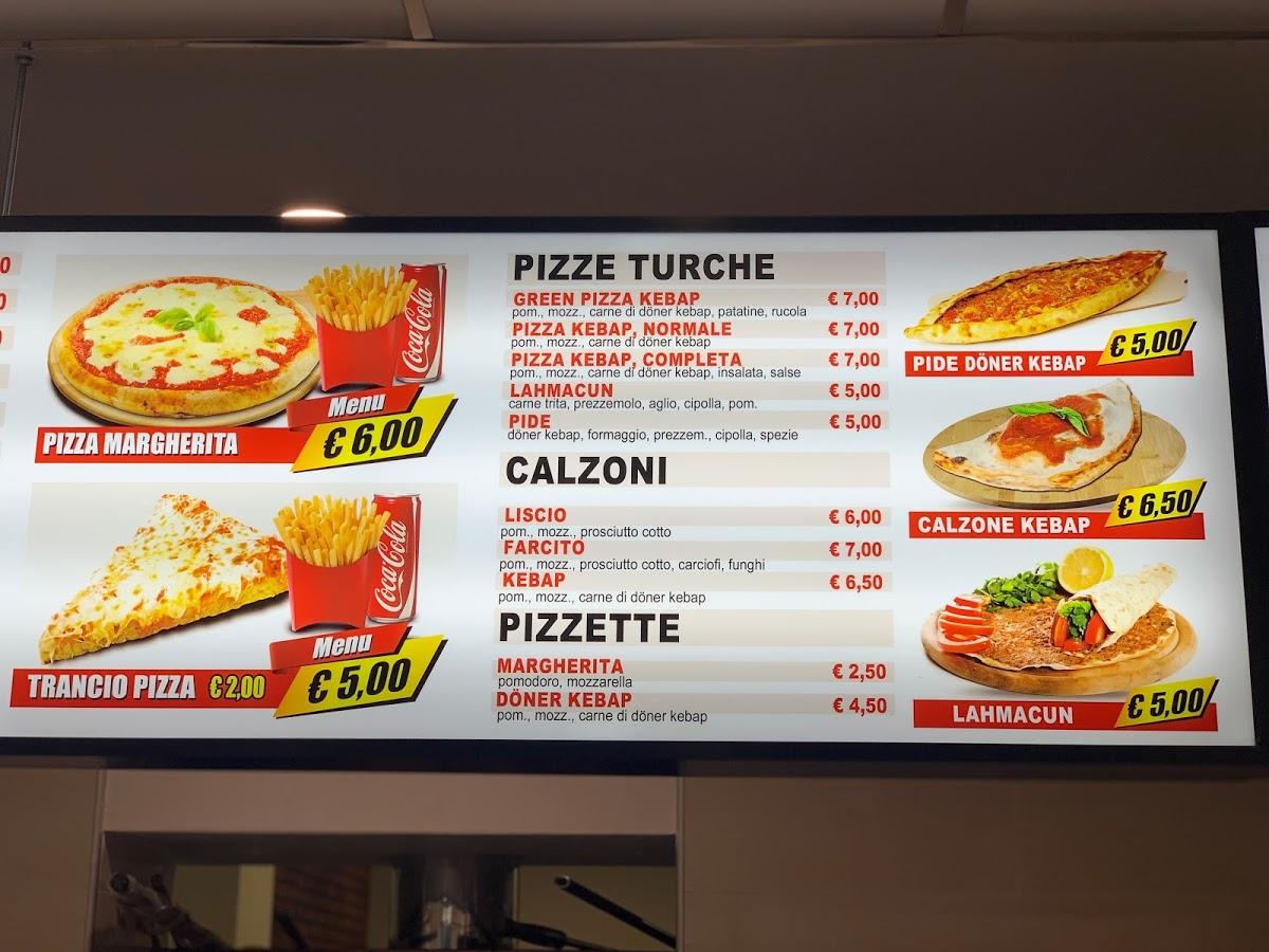 Speisekarte von 4 brothers pizza, Novara