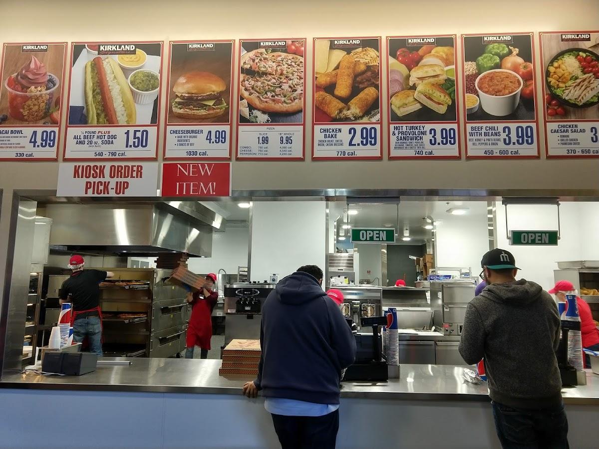 Menu At Costco Food Court Pizzeria Kirkland