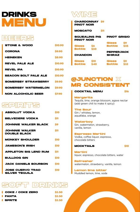 Menu at Junction Indian Pizzeria Deli, Upper Mount Gravatt