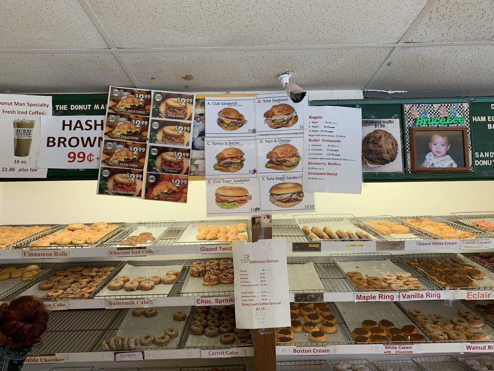 Menu at The Donut Man restaurant, Winter Haven