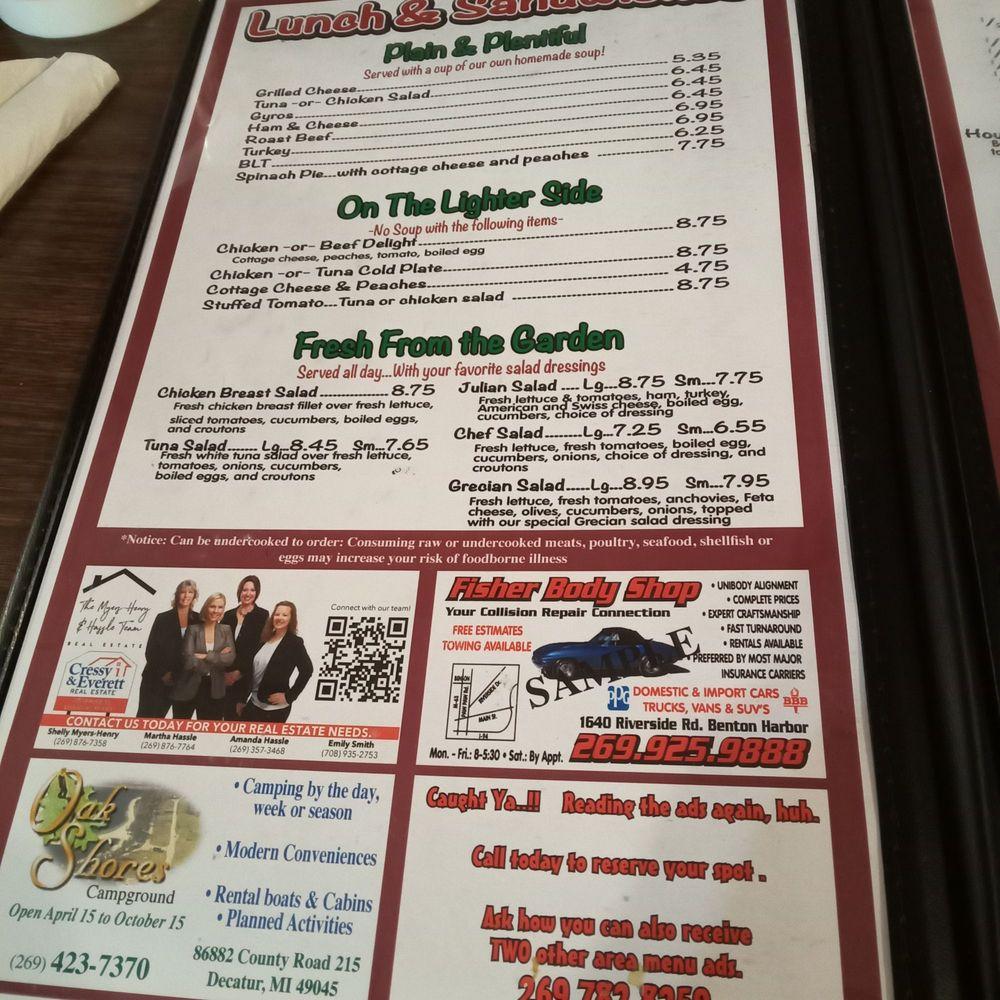 Menu at Mr. Wahoo's Eatery restaurant, Dowagiac