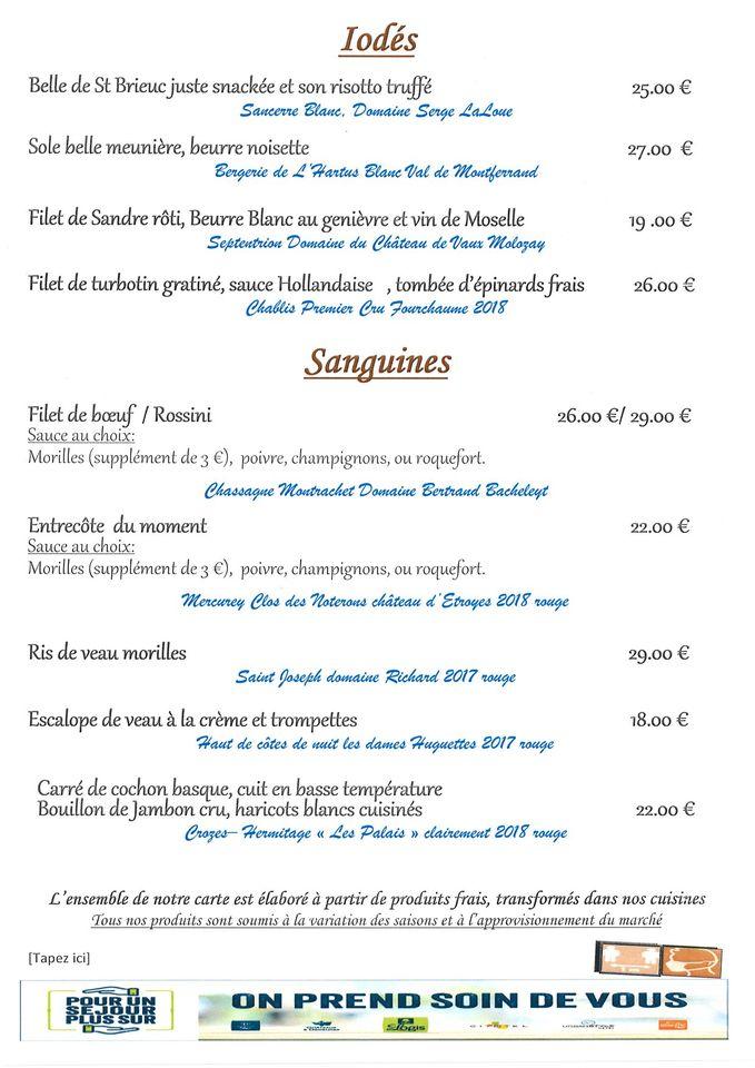 Menu Au Hôtel Aster Rest. Aux Arcades Restaurant, Briey