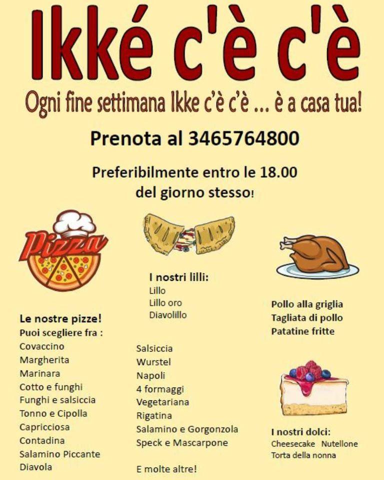 Menu di Ikke c’è c’è -Lago Lillo 